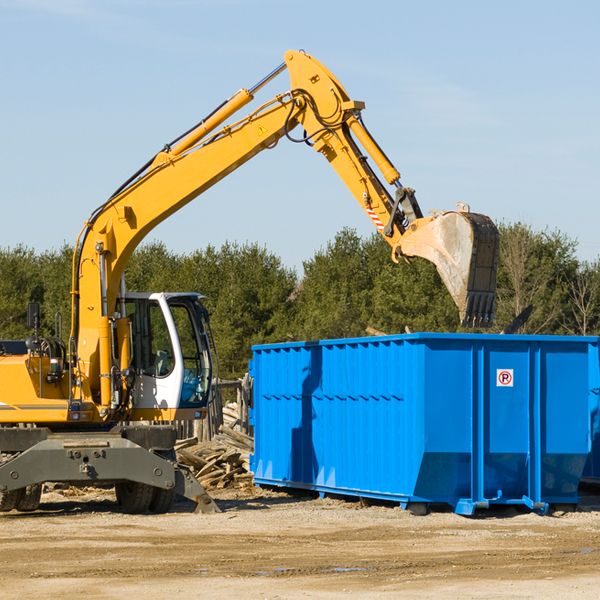 can i request a rental extension for a residential dumpster in Metamora